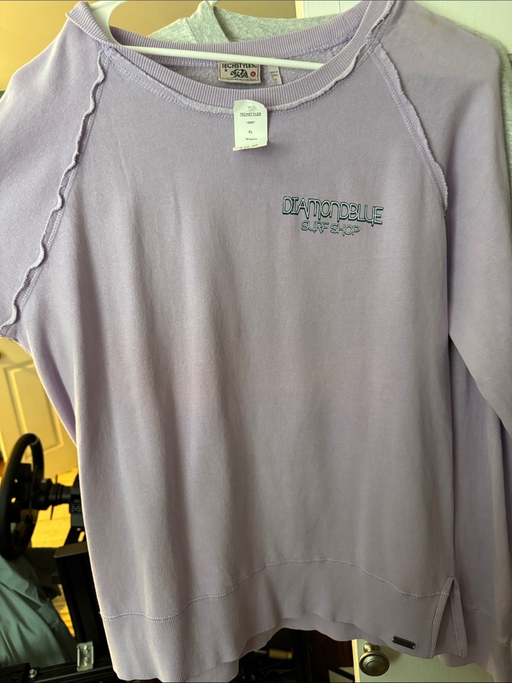 NWT Diamond Blue Surf Shop Sweatshirt